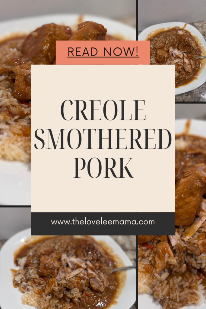 Creole Smothered Pork -loveleemama.com Creole Smothered Pork -loveleemama.com