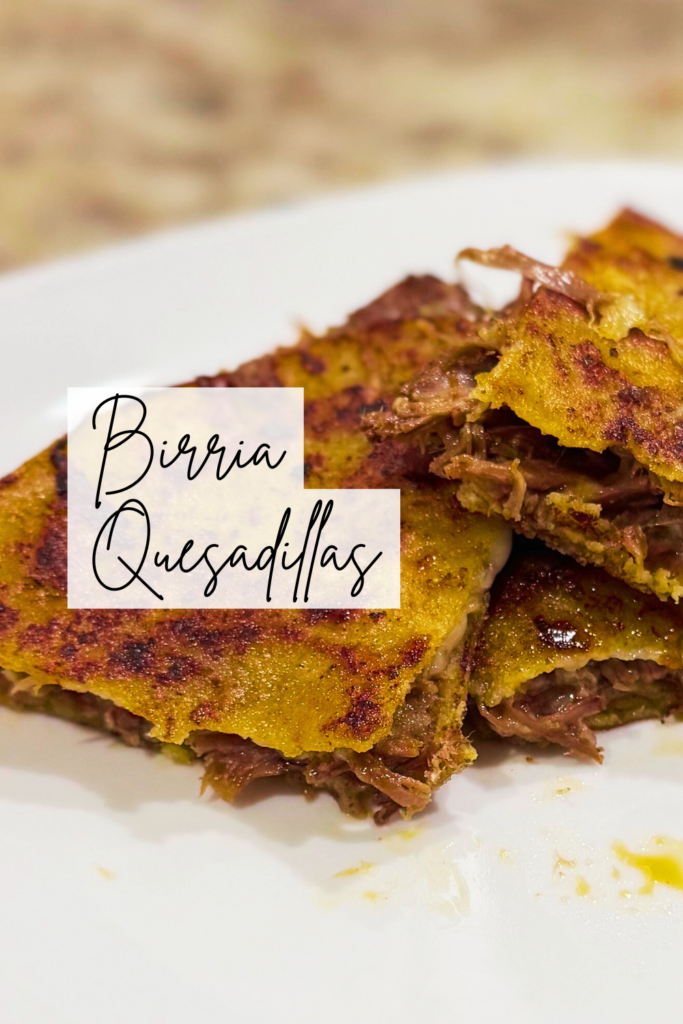 Instant Pot Birria Quesadillas - loveleemama.com