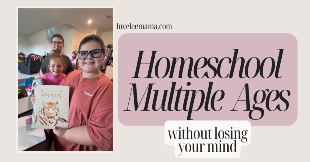 homeschool multiple ages | loveleemama.com