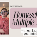 homeschool multiple ages | loveleemama.com