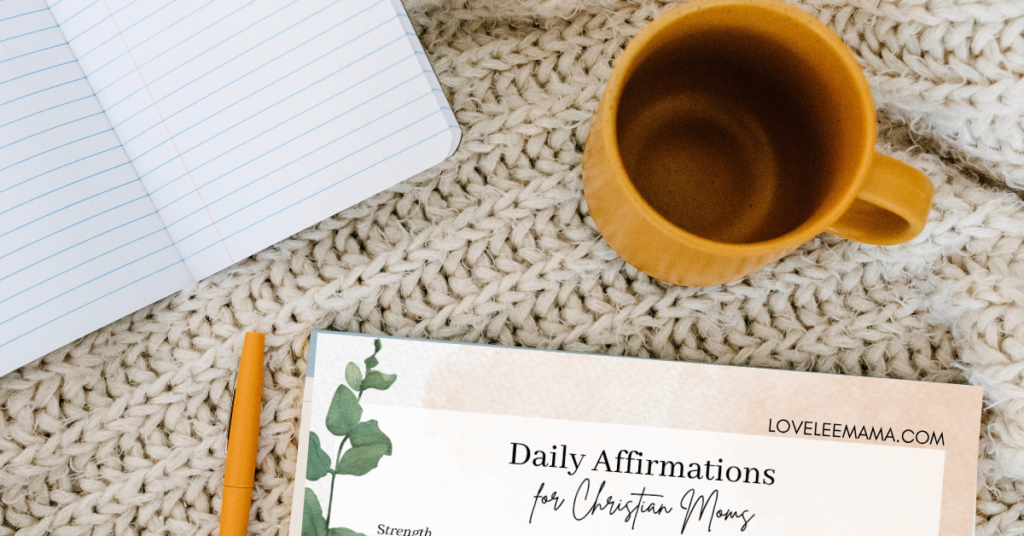 Daily affirmations featured with notebook Daily affirmations featured with notebook