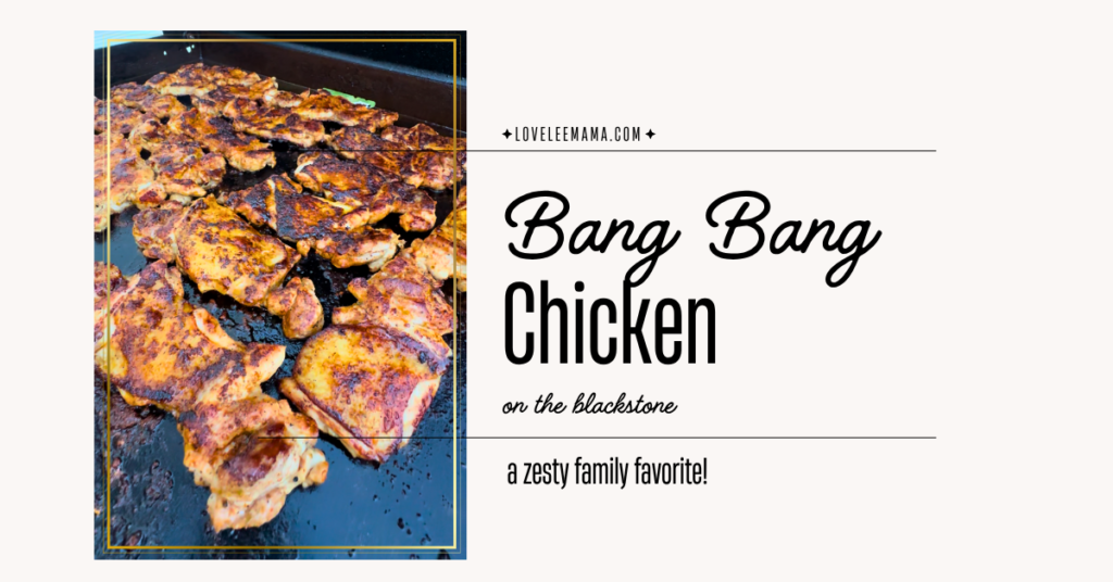 Bang Bang Chicken recipe | loveleemama.com