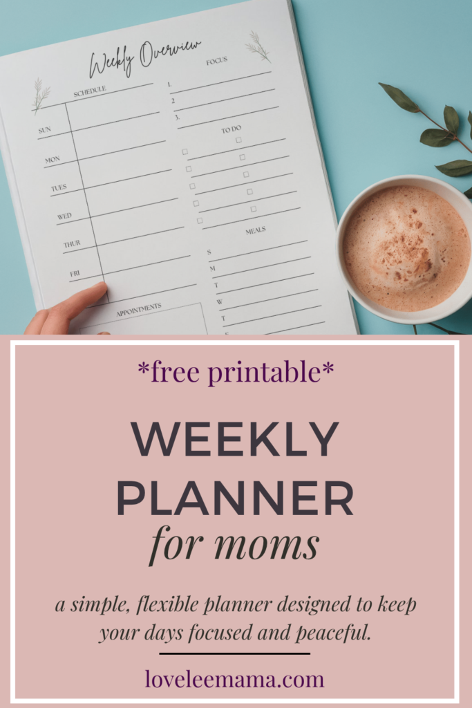 free printable weekly planner for moms | loveleemama.com free printable weekly planner for moms | loveleemama.com